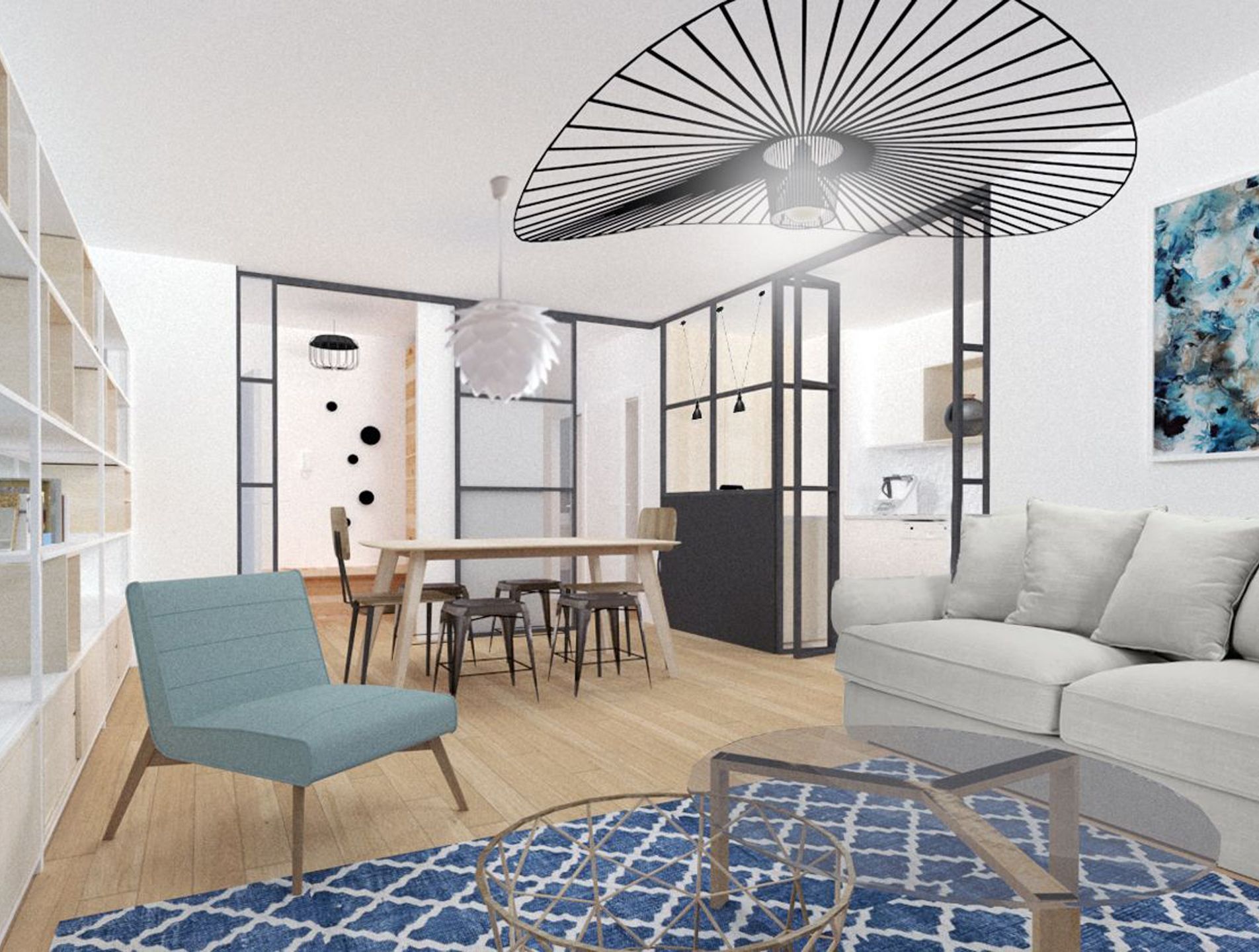Réaménagement d’un appartement familial